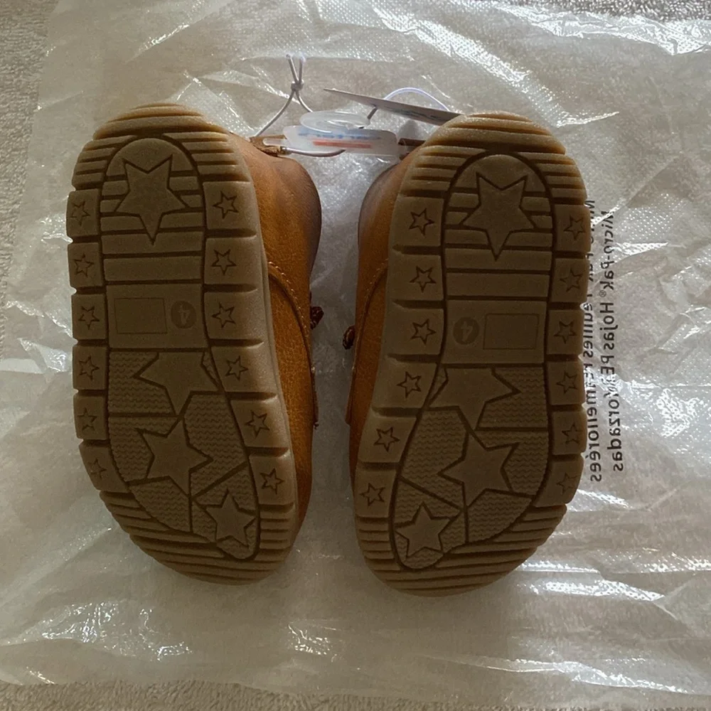 Baby leather look boots‎